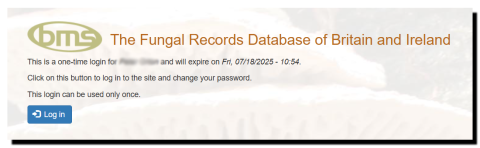 One time login